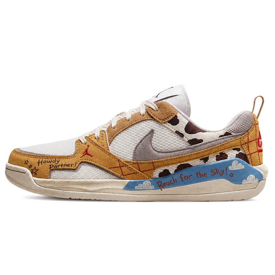Jordan Jordan CMFT Era Casual Shoes Men's Low Top Yellow/Blue/White