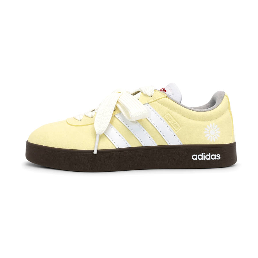 Adidas Adidas Vl Court Classic German Army Trainers Unisex Low Top Yellow
