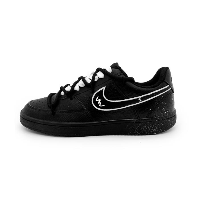 Nike Nike Court Vision Low Skateboard Shoes Unisex Low Top Black