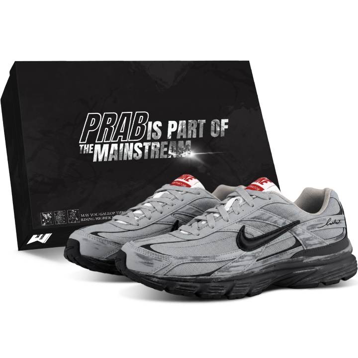 Nike Nike Initiator Running Shoes Unisex Low Top Gray/Black