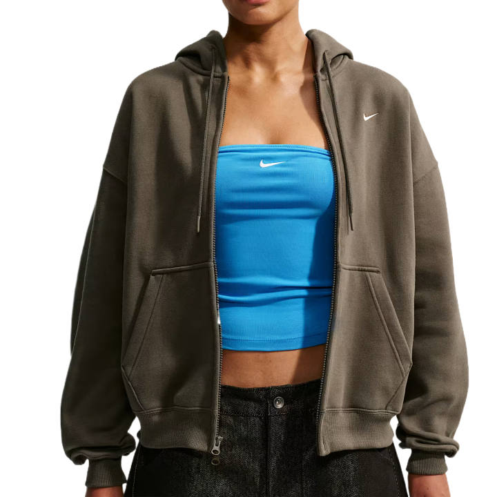 Nike Nike Sweatshirts Women's Dark Hazel/Sail White Hooded Non Detachable Moderate