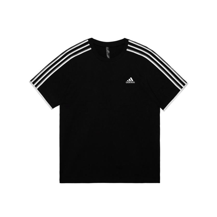 Adidas Adidas MUST HAVES T Shirts Unisex Black Crew Neck Moderate Straight Fit