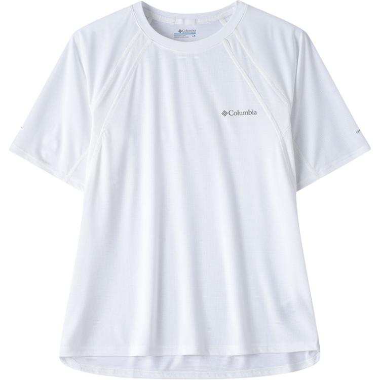 Columbia T Shirts Men's White Crew Neck Moderate