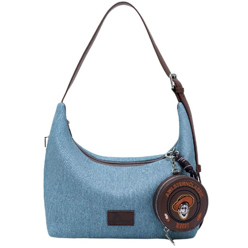 Disney Toy Story Shoulder Bags Denim Blue Charm Included