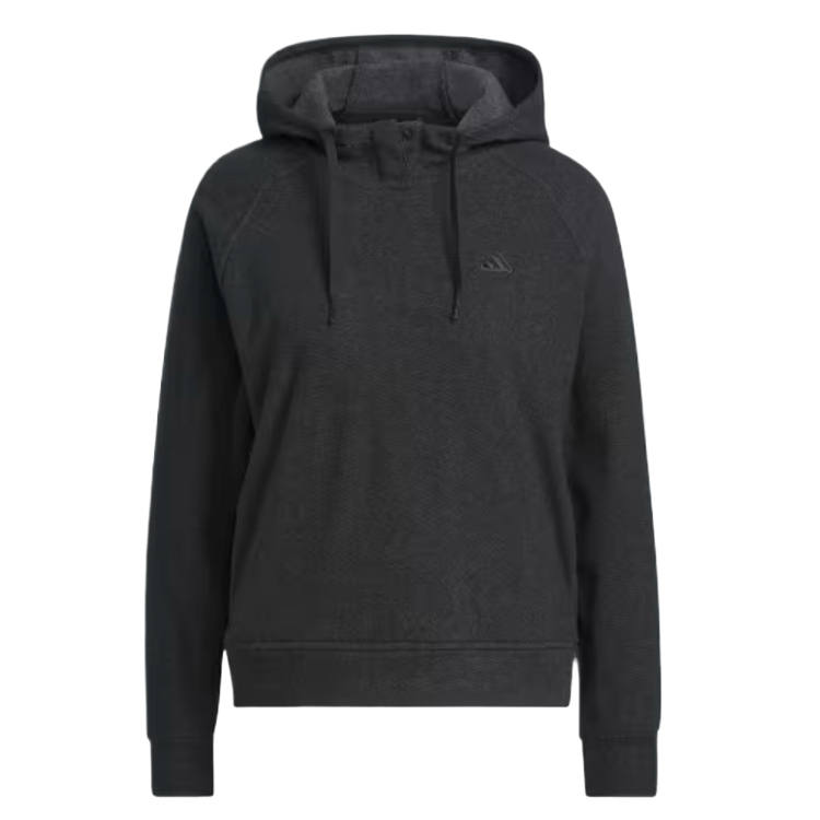 Adidas Adidas GO To Golf Clothing Women's Black Mixed Color Hooded Non Detachable Moderate