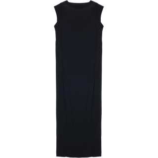 DRIES VAN NOTEN Sleeveless Dresses Women's Black Crew Neck Moderate Long Skirt
