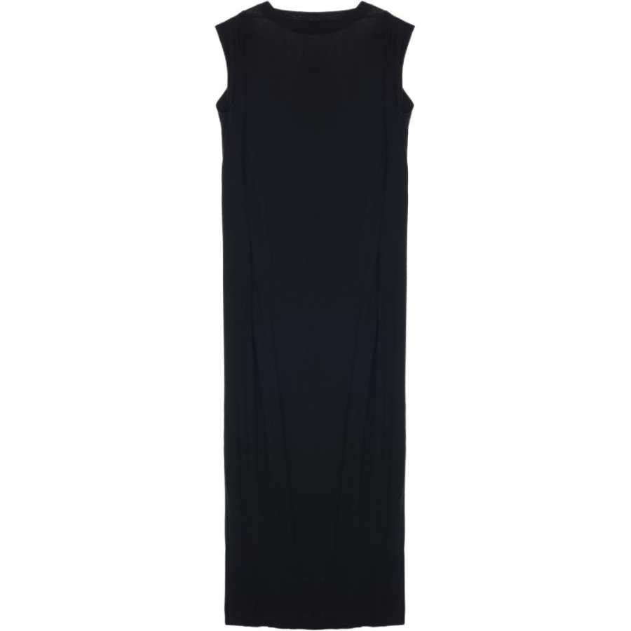 DRIES VAN NOTEN Sleeveless Dresses Women's Black Crew Neck Moderate Long Skirt