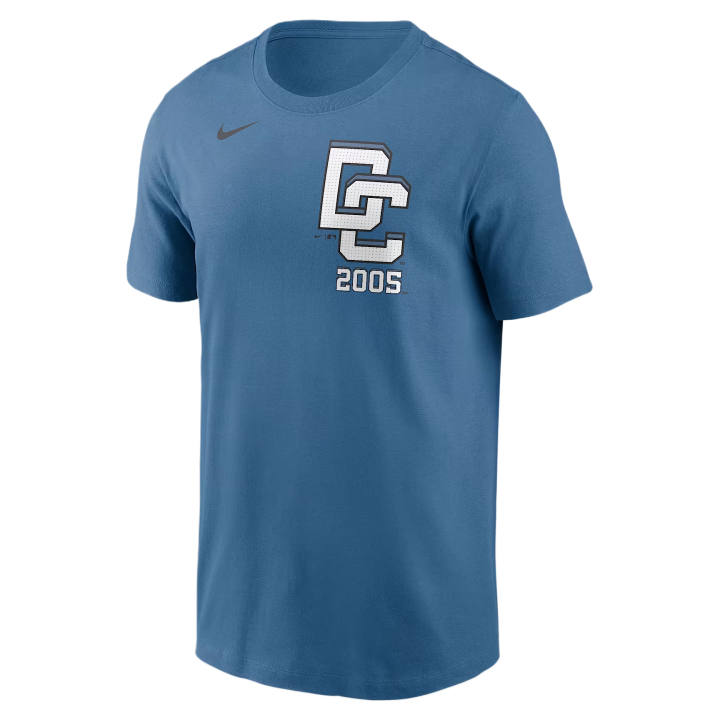 Nike Nike T Shirts Men's Blue Crew Neck Moderate