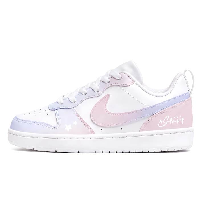 Nike Nike Court Borough Skateboard Shoes Unisex Low Top All White