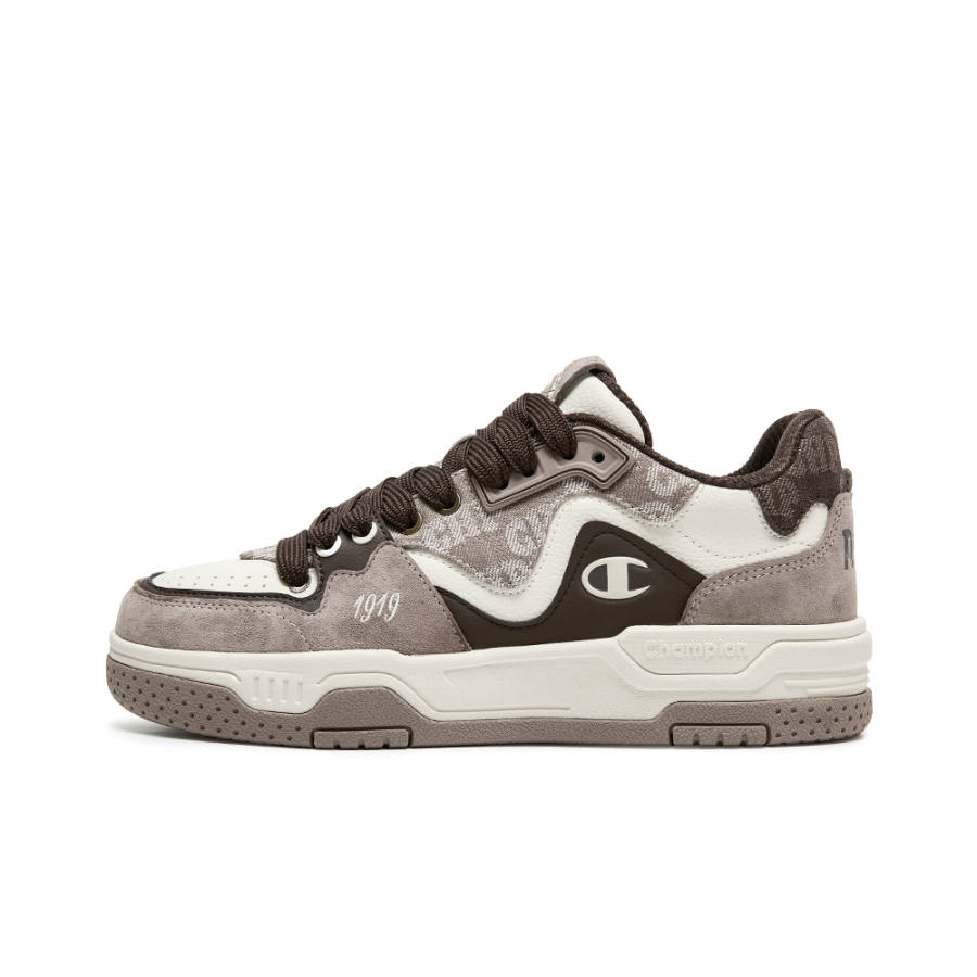 Champion Skateboard Shoes Women's Low Top Satin Brown/Baroque Brown