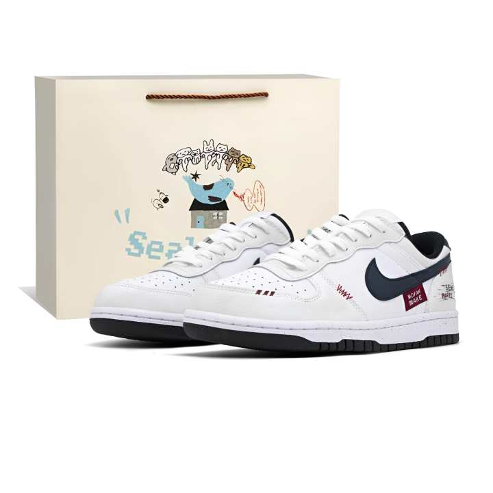 Nike Nike Big Low Lux Skateboard Shoes Men's Low Top White