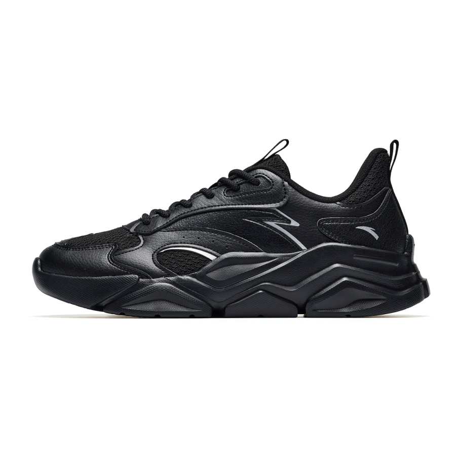 ANTA ANTA Unruly Series Casual Shoes Men's Low Top Basic Black/Silver