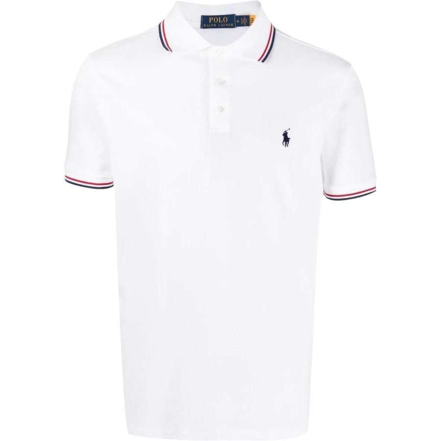Polo Ralph Lauren SS24 Polo Shirt Custom Slim Fit Men's White