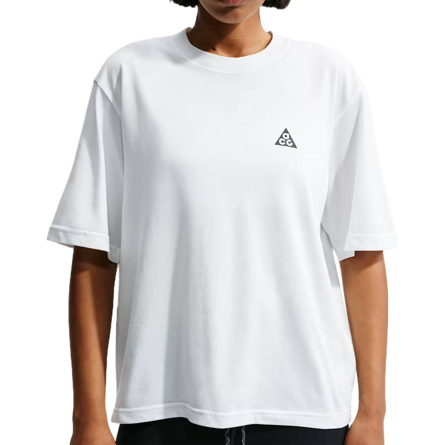Nike Nike ACG Quick Dry T Shirts Women's Peak White Crew Neck Moderate