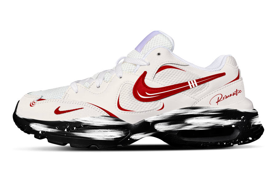 Nike Nike Air Max Fusion Running Shoes Unisex Low Top Red/Black/White