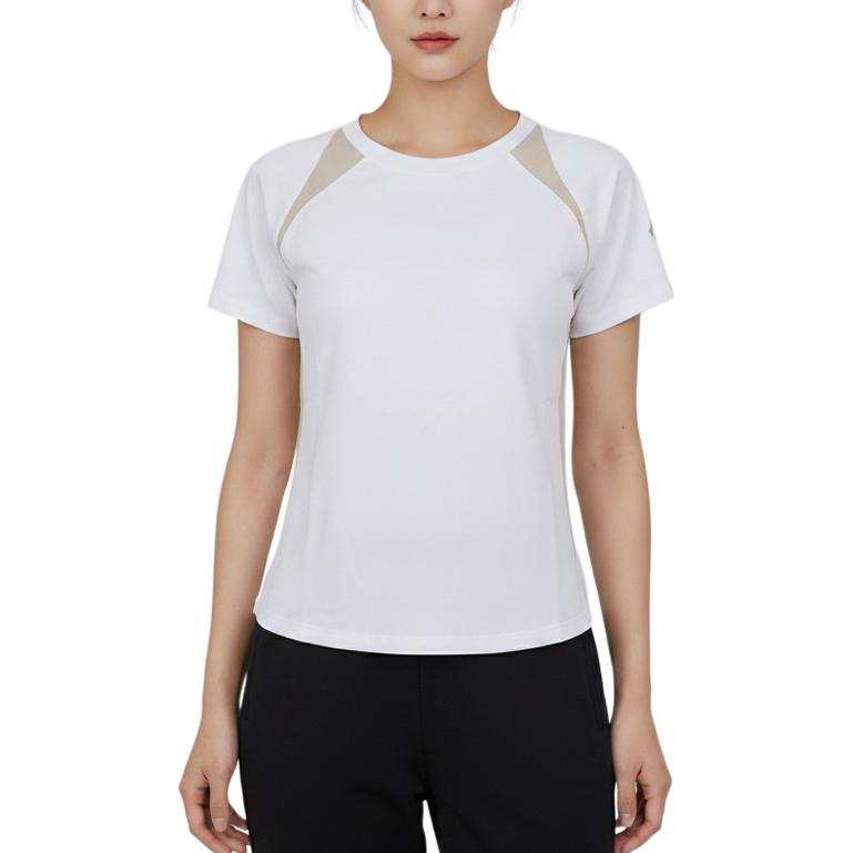 Adidas Adidas FOS T Shirts Women's White/Beige Crew Neck Moderate