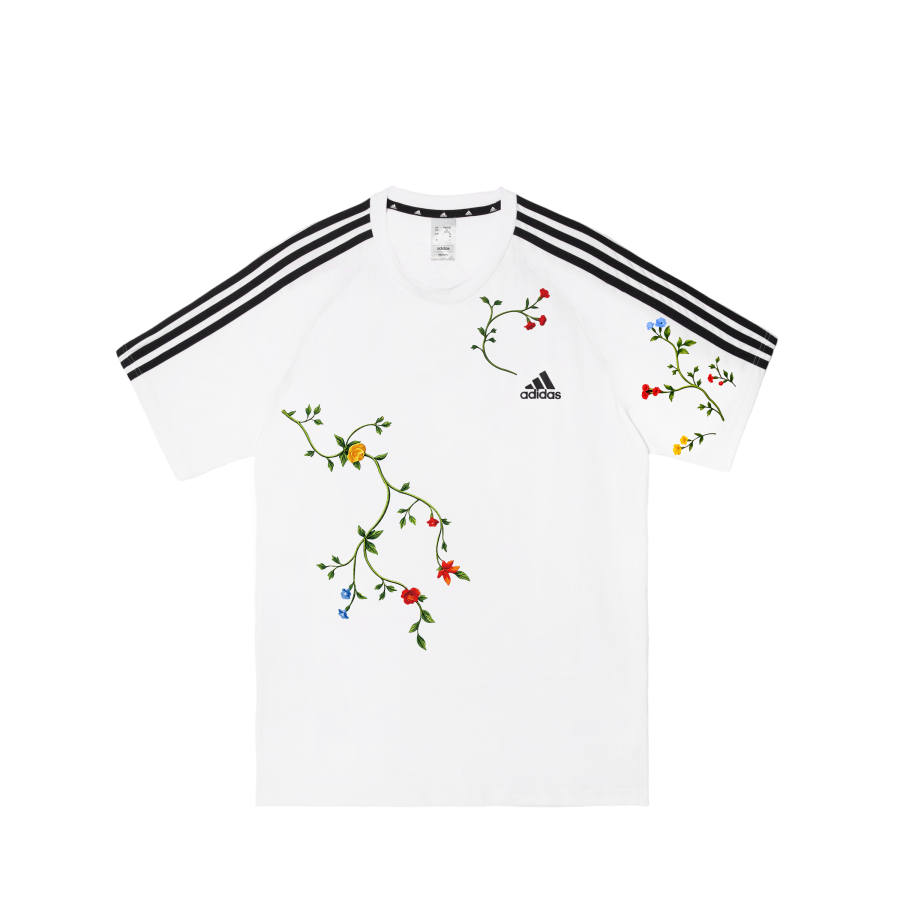 Adidas Adidas T Shirts Men's White Crew Neck Moderate