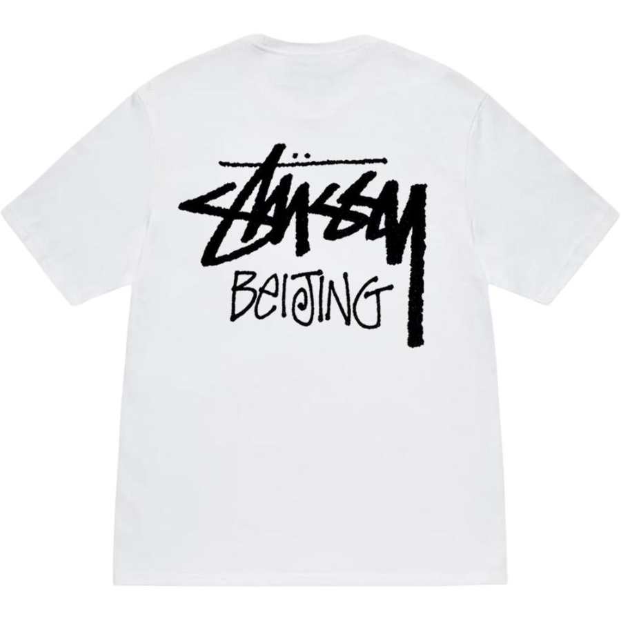 Stussy SS26 T Shirts Unisex Crew Neck Moderate Straight Fit