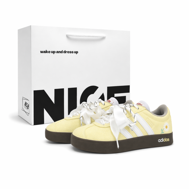 Adidas Adidas VL COURT 2.0 German Army Trainers Unisex Low Top Yellow