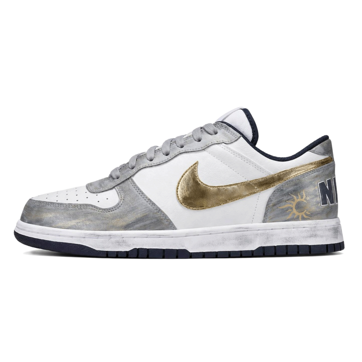Nike Nike Big Skateboard Shoes Unisex Low Top White