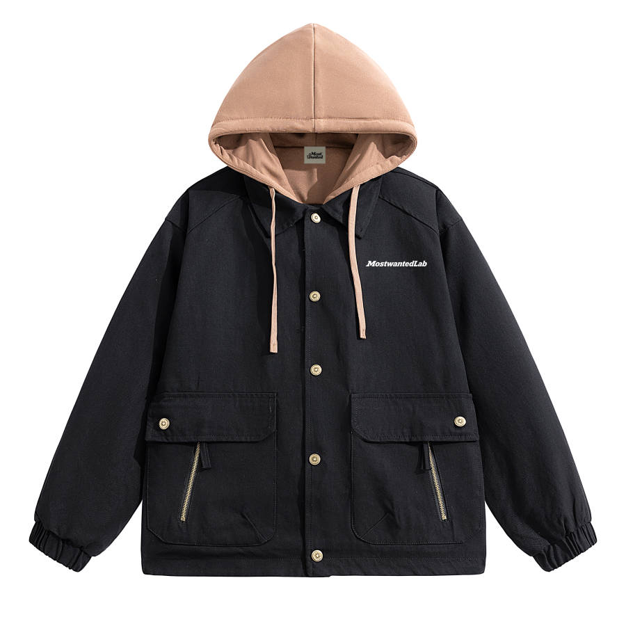 MostwantedLab Jackets Unisex Hooded Non Detachable Moderate Other