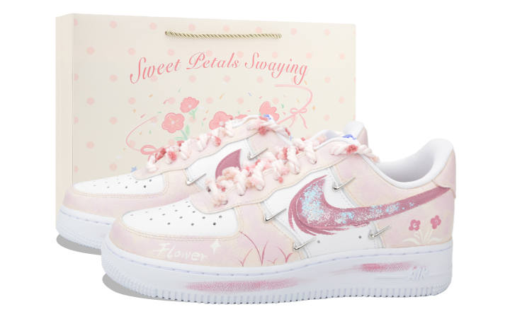 Nike Nike Air Force 1 Skateboard Shoes Unisex Low Top Pink/White