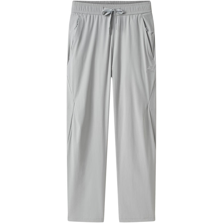 Skechers Cooling Collection Quick Dry Pants Unisex Microchip Gray Thin Straight Fit Pants