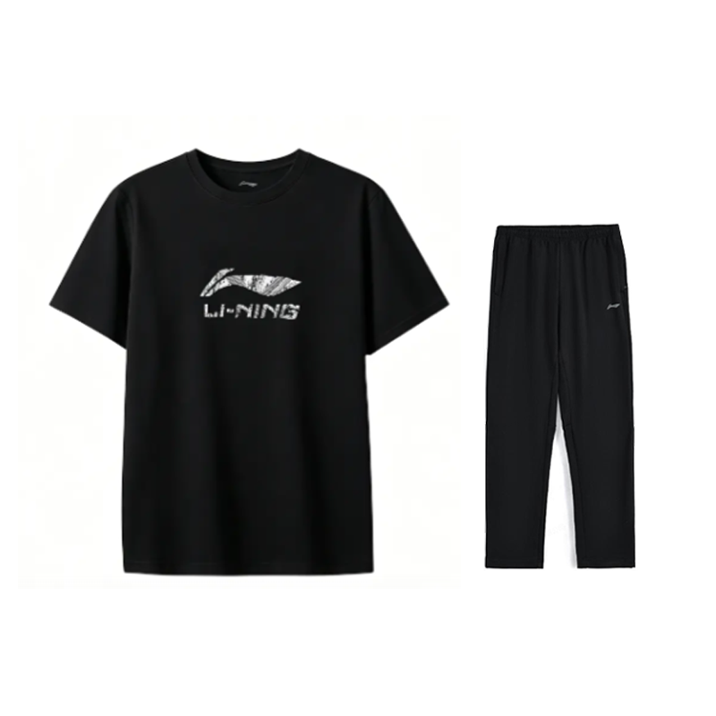 Li-Ning Li Ning Casual Sportswear Men's Crew Neck Moderate