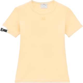 Courreges buckle-detail T-shirt