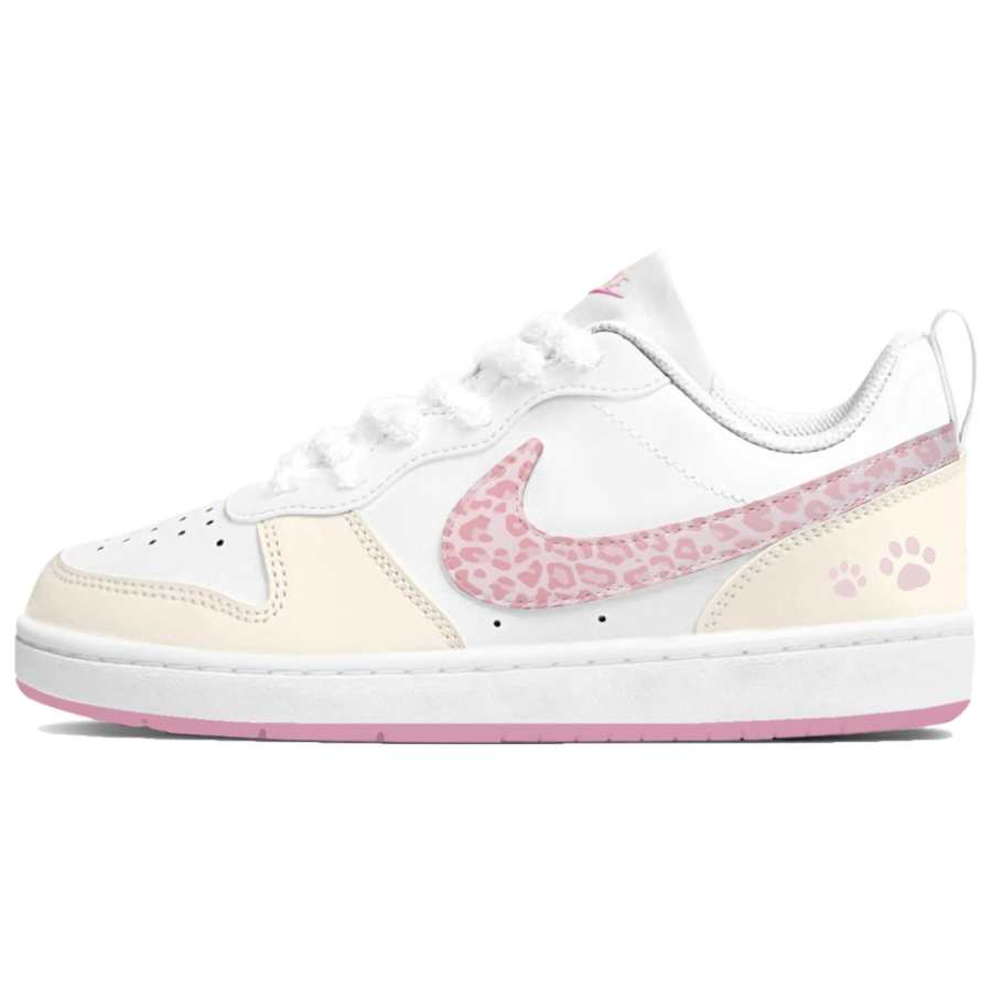 Nike Nike Court Borough 2 Skateboard Shoes Unisex Low Top Pink