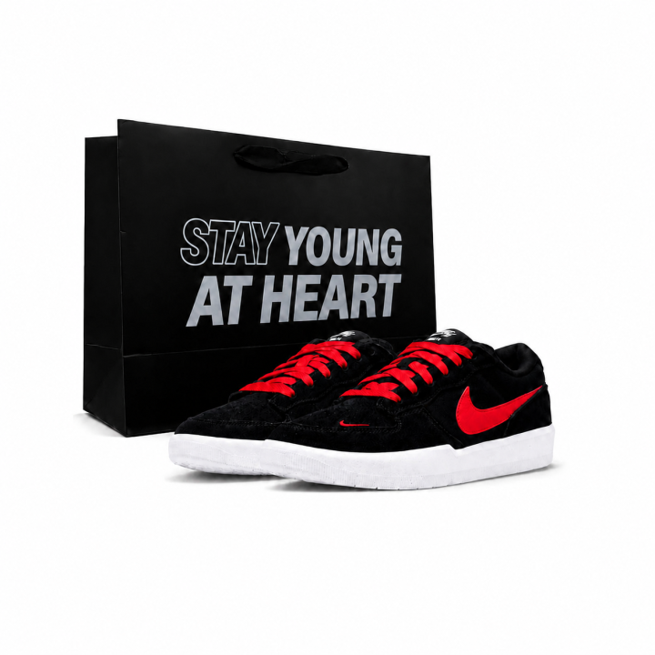 Nike Nike SB Force 58 Skateboard Shoes Unisex Low Top Red