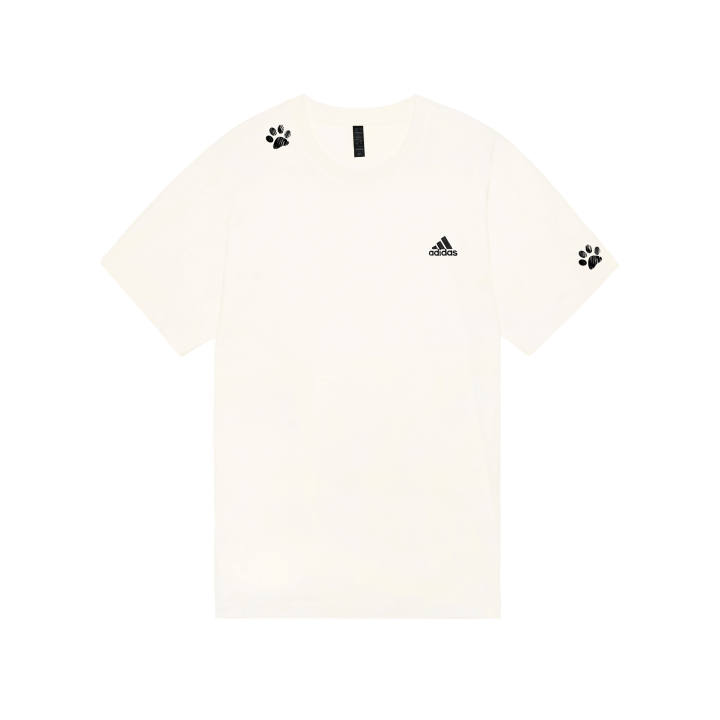 Adidas Adidas MUST HAVES T Shirts Unisex Ecru Crew Neck Moderate