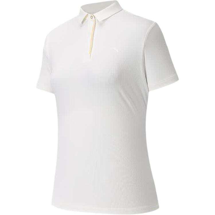ANTA Variety Training Collection Polo Shirts Women's Papyrus White Polo Collar Moderate Straight Fit