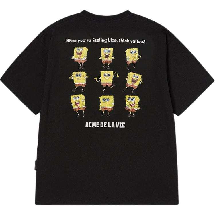 Acme De La Vie T Shirts Unisex Black Crew Neck Moderate