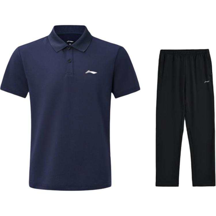 Li-Ning Li Ning Casual Sportswear Men's Polo Collar Moderate
