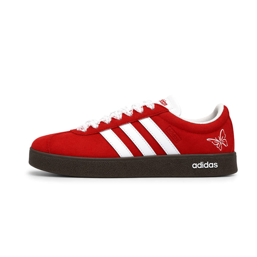 Adidas Adidas VL COURT 2.0 German Army Trainers Unisex Low Top Red, White