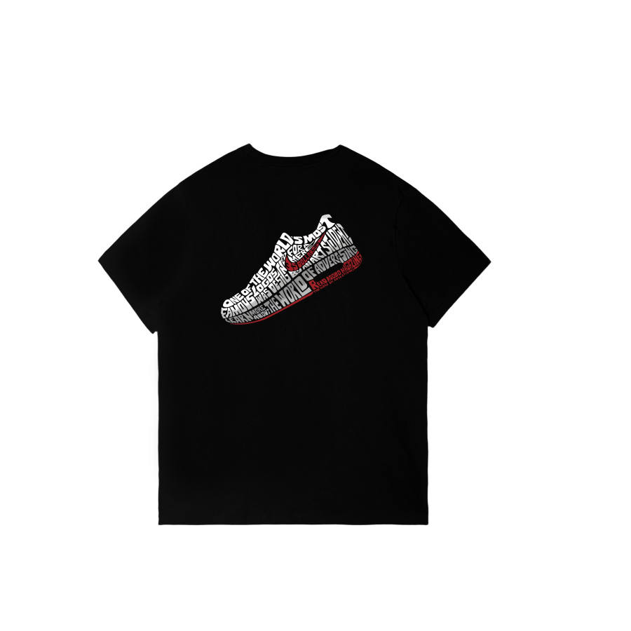 Nike Nike Sportswear Club T Shirts Men's Black/White/Dark Gray Crew Neck Moderate