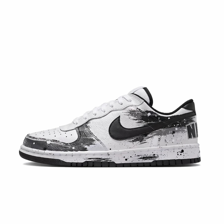 Nike Nike Big Skateboard Shoes Men's Low Top Black/White
