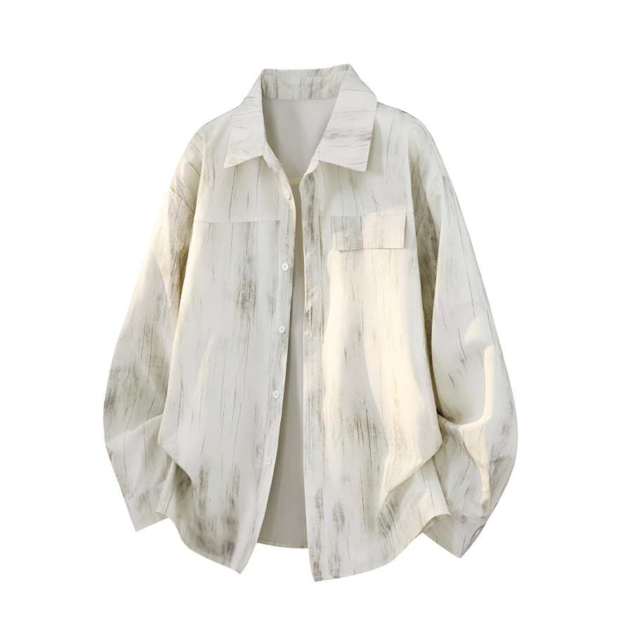 GWAF Shirts Unisex Lapel Thin Straight Fit