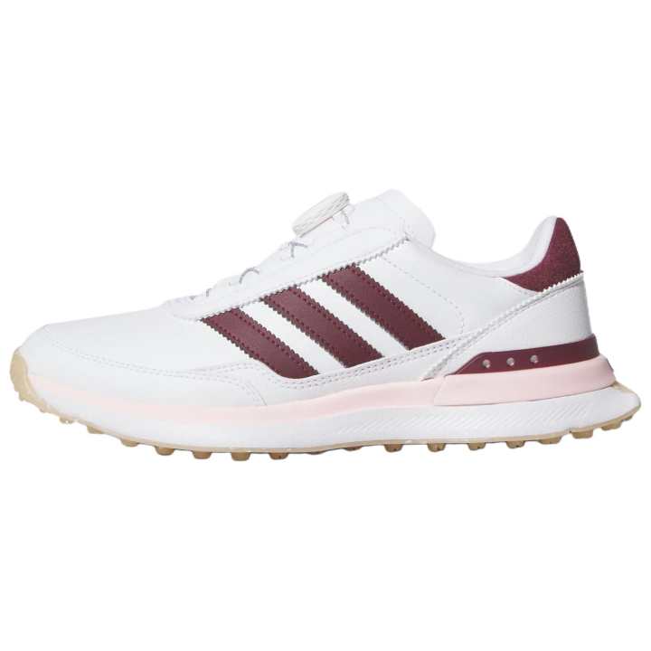 Adidas Adidas S2G 26 Golf Shoes Women's Low Top White/Dark Reddish Purple/Clear Pink