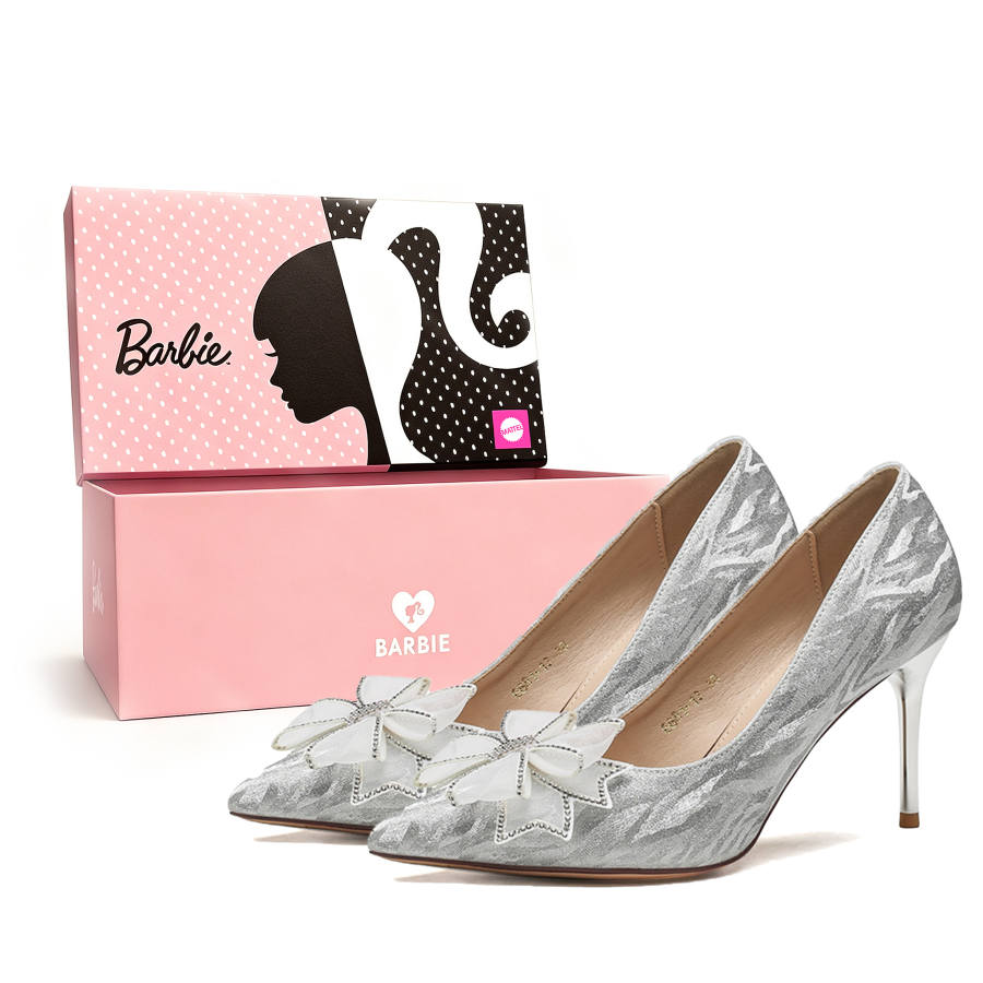 Barbie High Heels Women's Silver Champagne