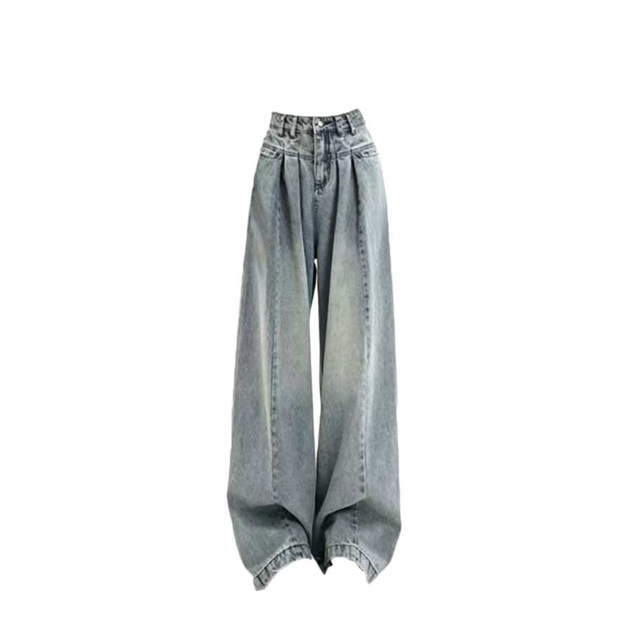 Sugarfunk Jeans Women's Blue Moderate Straight Fit Pants