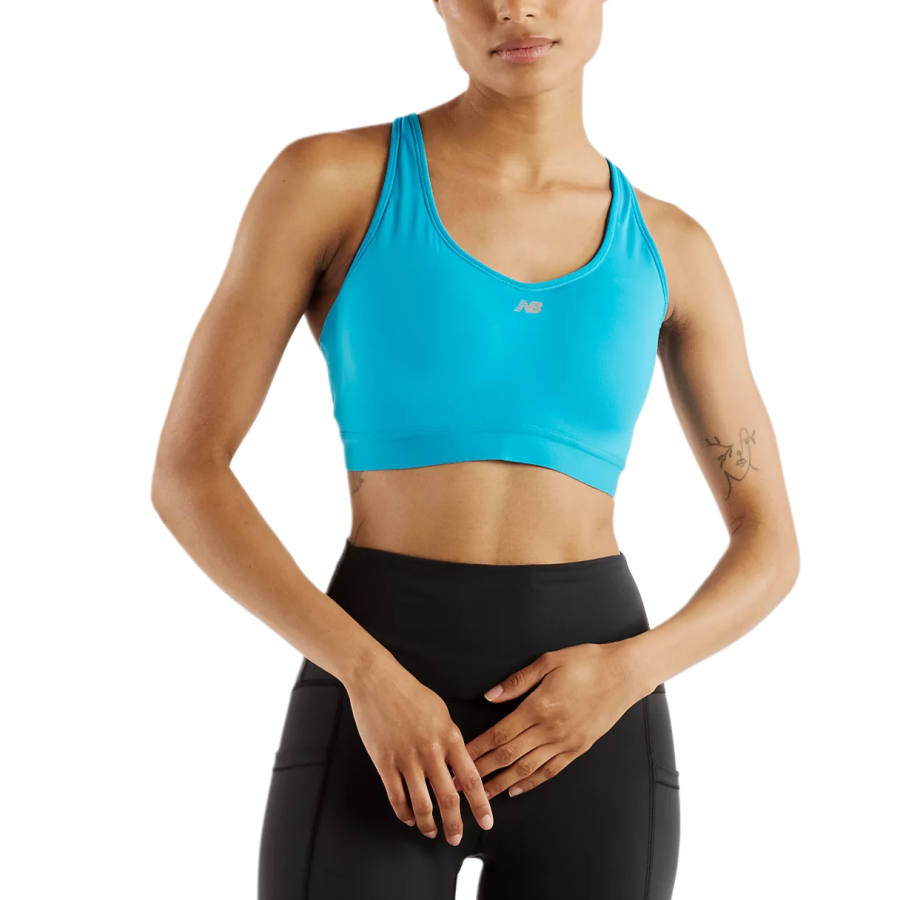 New Balance New Balance NB Essentials Running Tank Tops Women's Blue Crew Neck Moderate