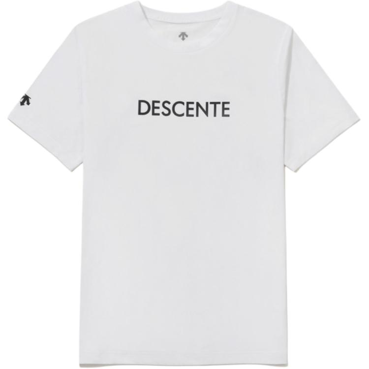 DESCENTE TOUGH Quick Dry T Shirts Unisex Crew Neck