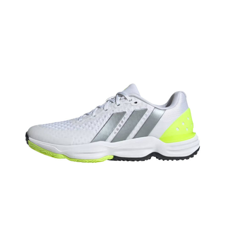 Adidas Adidas Court Pickleball 2 Tennis Shoes Unisex Low Top Cloud White/Tech Gray Metallic/Clear Lemon