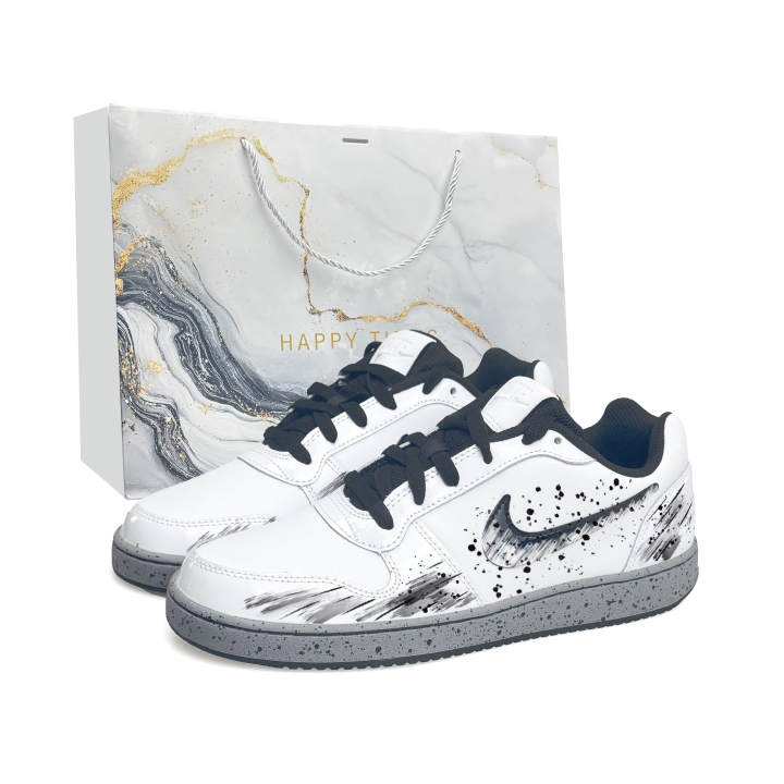 Nike Nike EBERNON Skateboard Shoes Unisex Low Top White