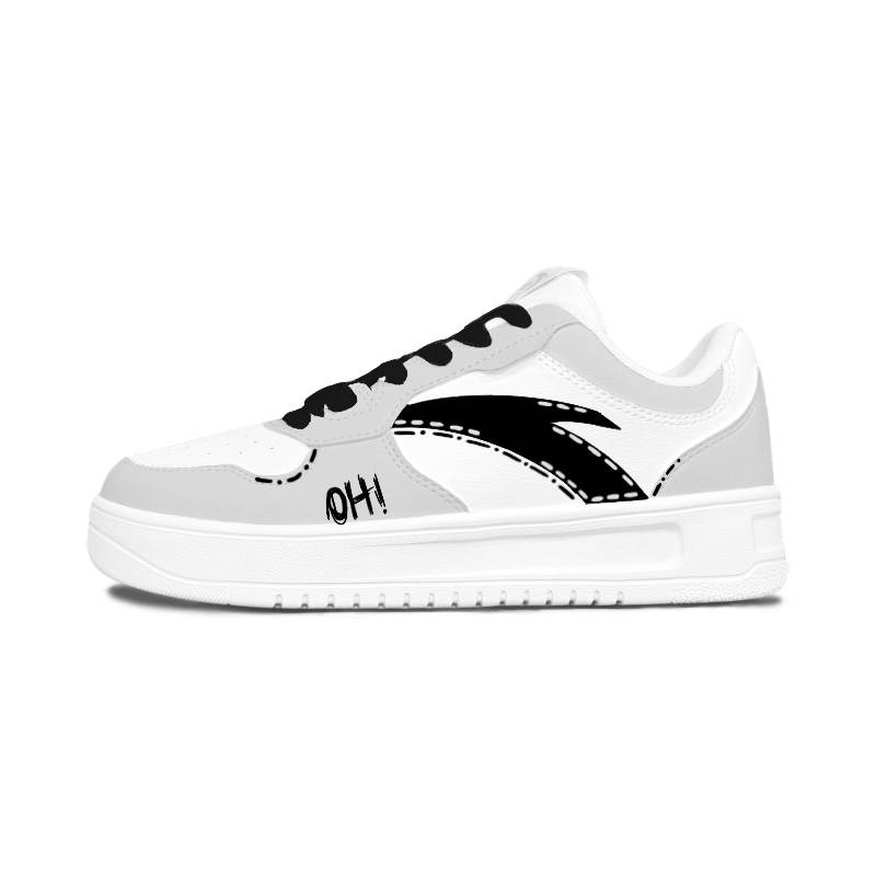 ANTA Skateboard Shoes Unisex Low Top White