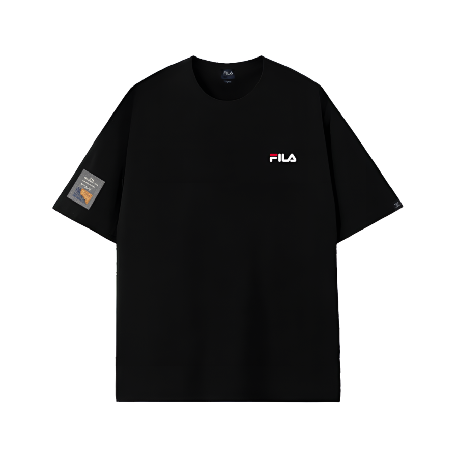 FILA T Shirts Unisex Crew Neck Moderate Straight Fit