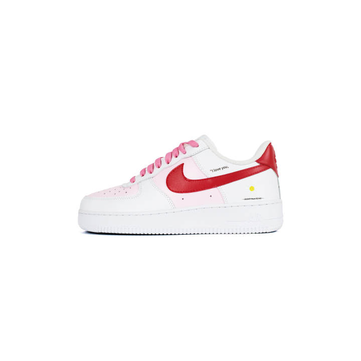 Nike Nike Air Force 1 Skateboard Shoes Women's Low Top White/Red/Pink