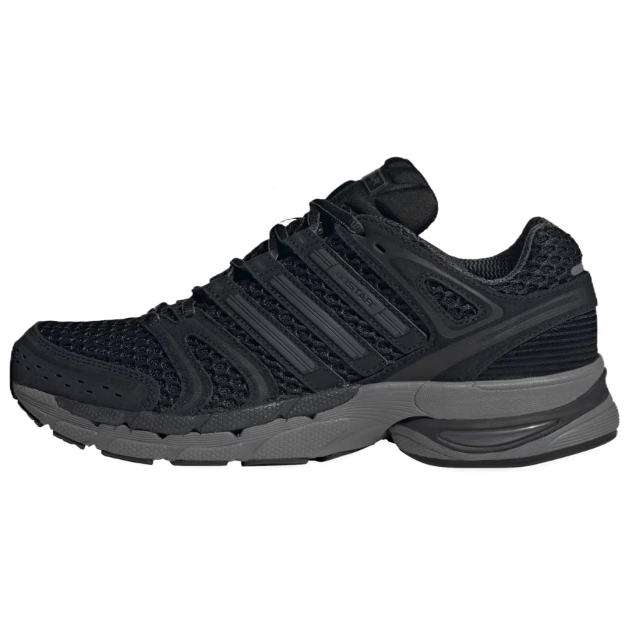 Adidas Adidas Adistar Control 5 Running Shoes Unisex Low Top Core Black/Gray Six/Iron Metal Color